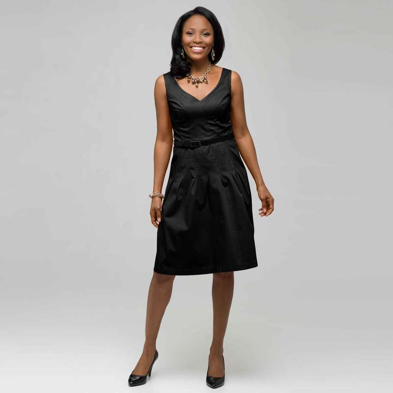 Belted Fit and Flare., , large image number 0